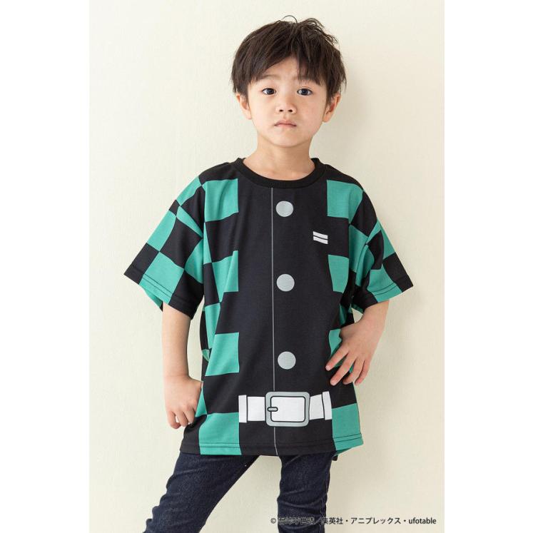 きめつのやいば 鬼滅の刃 Kidsなりきり Tシャツ キッズ Kids 子供服 男の子 女の子 1cm 130cm 140cm コスプレ 変身 ハロウィン ジーンズメイト 通販 Paypayモール