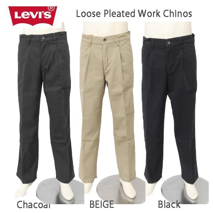 Levi's（リーバイス） ワンタックルーズプリーテッドチノパン 007WB-00