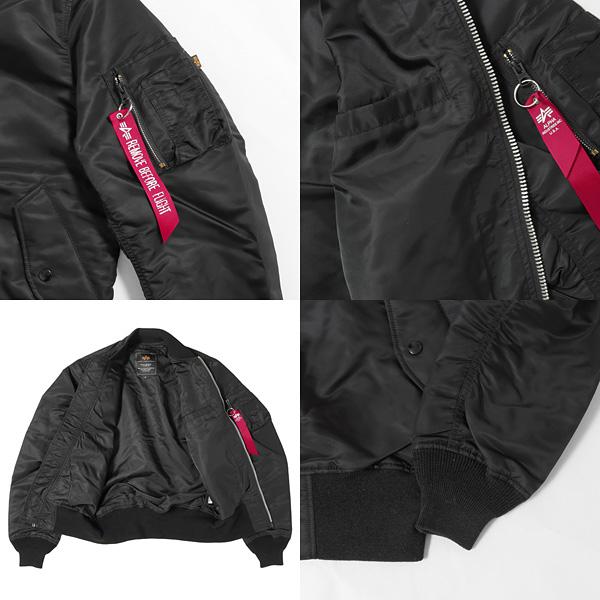 美品[アルファインダストリーズ] L-2B TA0414　ブラック Alpha Industries ALPHA アルファ MA1 TA0414 L-2B Model