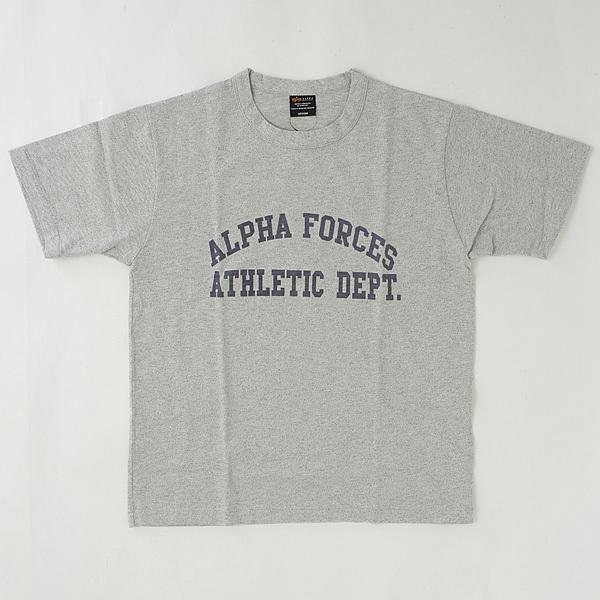 ALPHA アルファ A.F.ATH DEPT スラブプリントTシャツ TC1535｜jeansneshi｜18