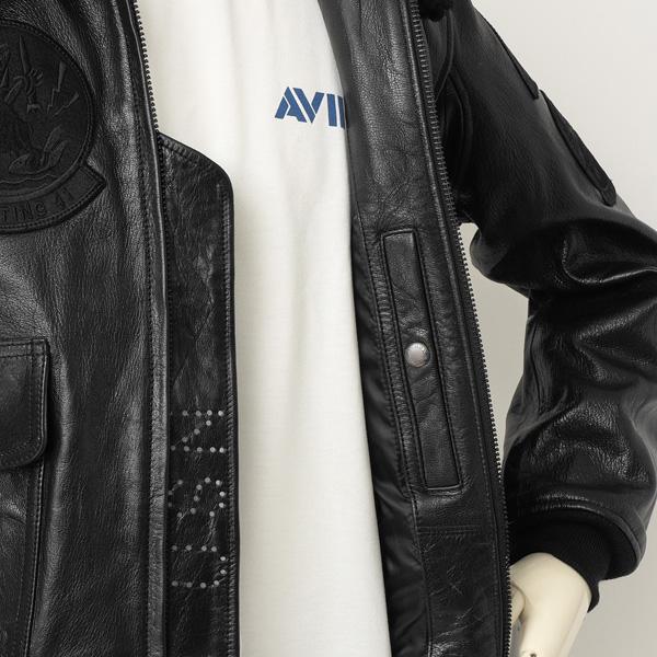 AVIREX アビレックス G-1 レザージャケット RE AVIREX(再構築 AVIREX アビレックス G-1 レザージャケット RE AVIREX(再構築
