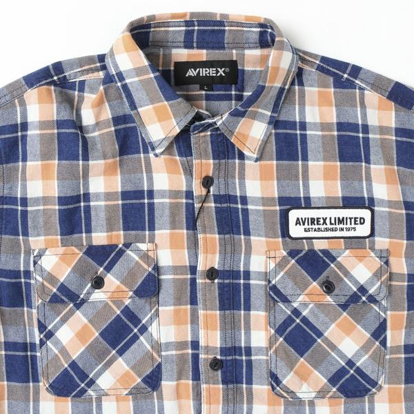 AVIREX アヴィレックス 4120005 メンズ シャツ COTTON CHECK AVIREX アヴィレックス 4120005 メンズ シャツ COTTON CHECK