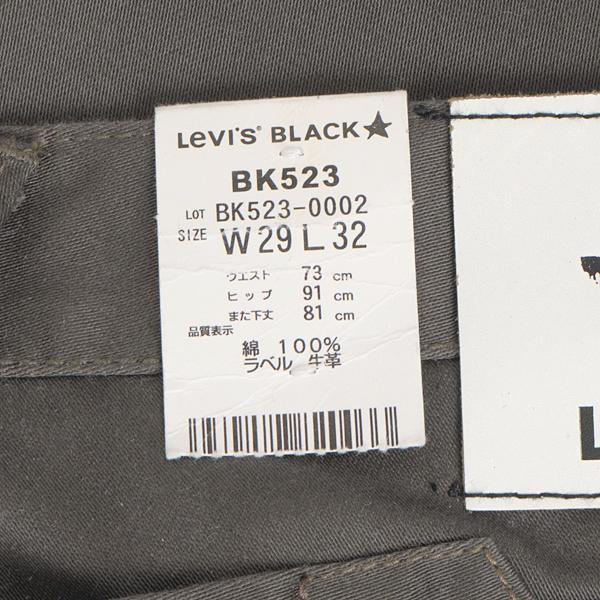Levi's LEVI'S BLACK リーバイス BK523-00 02)カーキ ワン Levi's LEVI'S BLACK リーバイス BK523-00 02)カーキ ワン