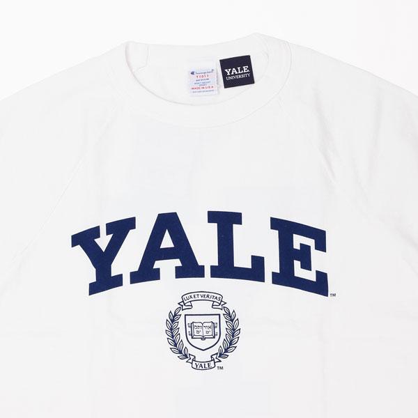 YALE C5-S403 チャンピオン（champion) 米国製　USA製　ロングスリーブTシャツ  クルーネック エール大学 ロゴ｜jeansneshi｜10