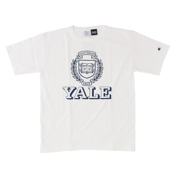 YALE C5-T303 チャンピオン（champion) 米国製　USA製　カレッジTシャツ  クルーネック エール大学 ロゴ｜jeansneshi｜02