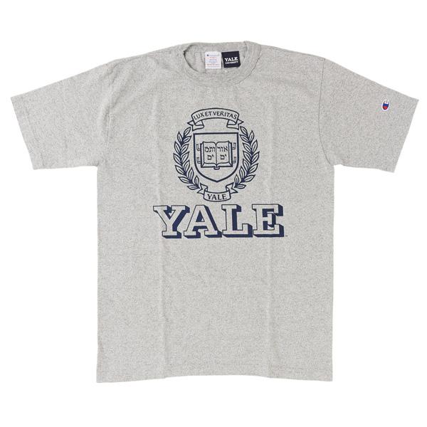 YALE C5-T303 チャンピオン（champion) 米国製　USA製　カレッジTシャツ  クルーネック エール大学 ロゴ｜jeansneshi｜03