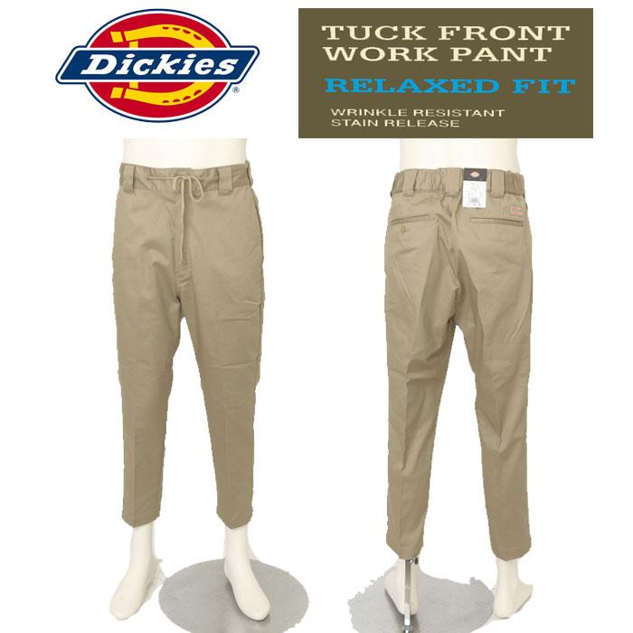 Dickies（ディッキーズ） DB2019 TUCK FRONT WORK PANT RELAXED FIT TC