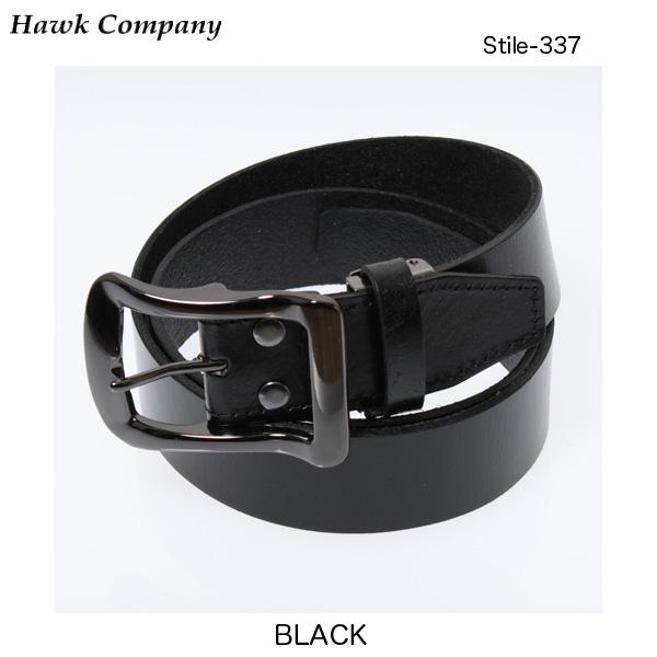 Hawk Company（ホークカンパニー） hawk Company 337 牛革ベルト 40mm 巾 フリーサイズ100cmまで ...