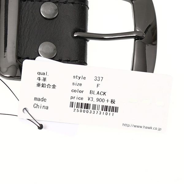 Hawk Company（ホークカンパニー） hawk Company 337 牛革ベルト 40mm 巾 フリーサイズ100cmまで ...
