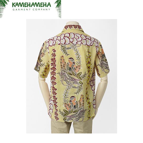 ALOHA KAMEHAMEHA(カメハメハ) アロハシャツ 半袖シャツ、レイレディー
