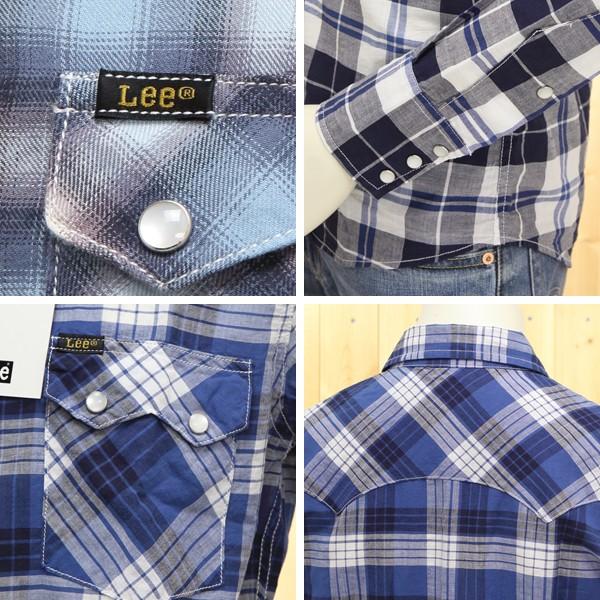 Lee（リー） メンズ ウエスタンチェックシャツ、LT0570 スリム