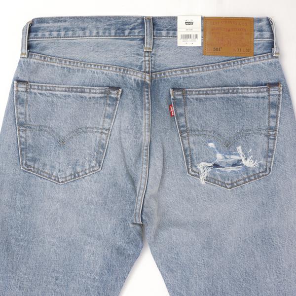 Levi's（リーバイス） 00501-3736 501 ストレート ダメージ リペア加工