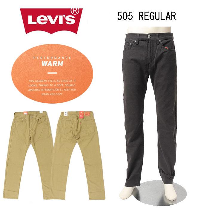 リーバイス LEVIS  WARM 505 レギュラーストレート ストレッチ 暖パンデニム　00505-31 裏微起毛 暖パン メンズ Levi's（リーバイス） LEVI'S WARM 505 レギュラーストレート