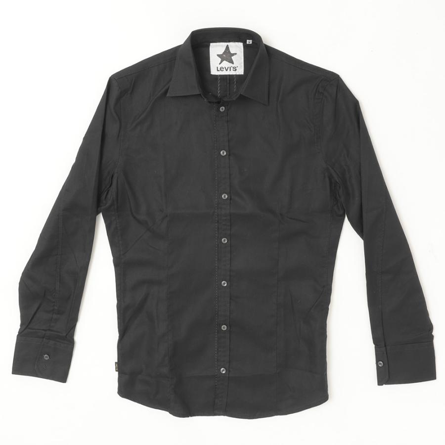 Levi's（リーバイス） LEVI'S BLACK プレーンシャツ 綿100% ロイヤル