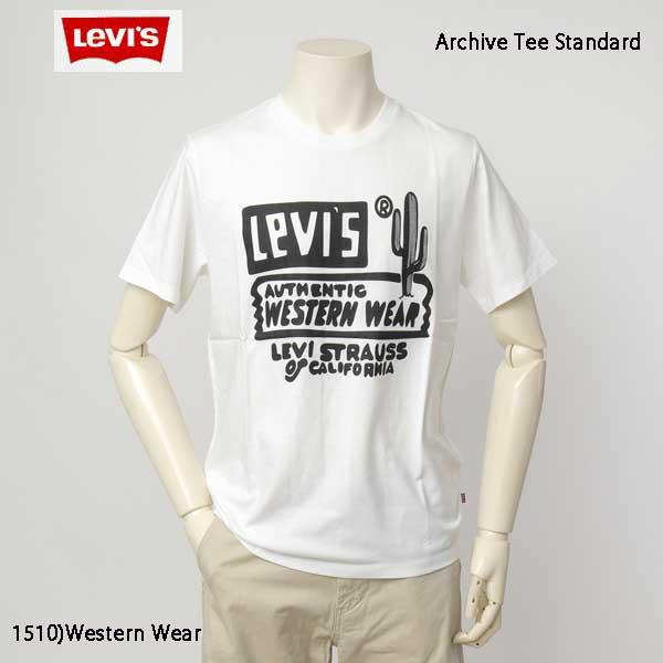 Levis リーバイス 22491-14-15 メンズ レディース Archive Tee Standard コットン素材 プリントT ユーズド感 半袖｜jeansneshi｜03