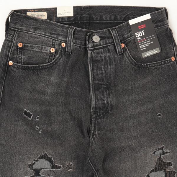 20％OFF Levi's リーバイス 501  '54 ブラック DESTRUCTRD A4677-0001 リメイク クラッシュ ブラックユーズド｜jeansneshi｜15