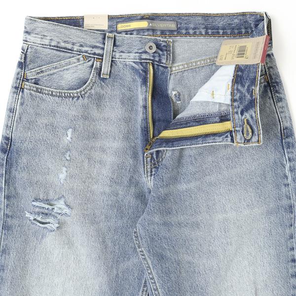 LEVI'S リーバイス SILVERTAB A7488-0006 ルーズフィット 06）10PM ON MARKET ダメージ 太め ストレート カジュアル｜jeansneshi｜05