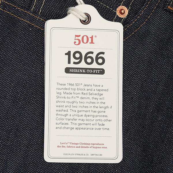 Levi's VINTAGE CLOTHING LEVI'S 66501-0135 1966年モデル 501