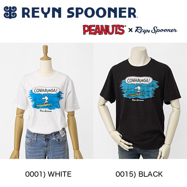 Reynspooner レインスプーナー Tee 301-5417 REYN SPOONER X PEANUTSの限定コラボ Cowabunga スヌーピーTシャツ｜jeansneshi