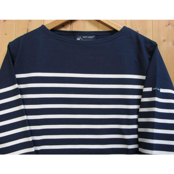 SAINT JAMES Saint James セントジェームス/ナバル/七分袖シャツ SAINT JAMES Saint James セントジェームス/ナバル/七分袖シャツ