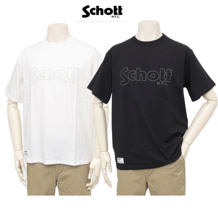 Schott N.Y.C（ショット） Schott 782-5934003 ベーシック ロゴ 半袖 T