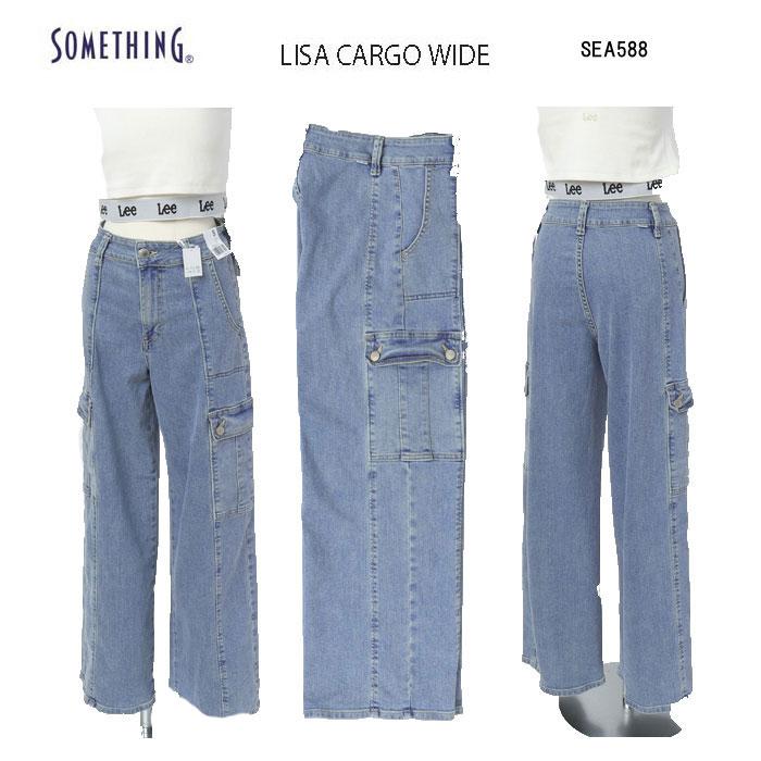 SOMETHING サムシング Something SEA588 LISA CARGO WIDE リサ SOMETHING サムシング Something SEA588 LISA CARGO WIDE リサ