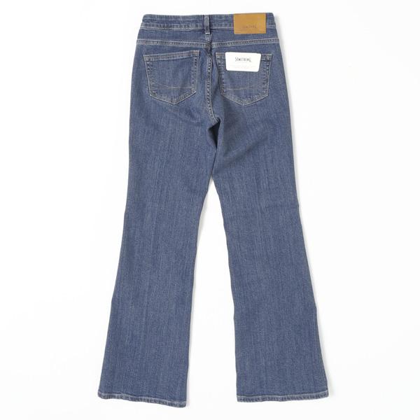 10%OFF Something  サムシング フレアパンツ ジーンズ デニム SKY31 脚長効果 ストレッチ フレア LISA レディース 146｜jeansneshi｜03