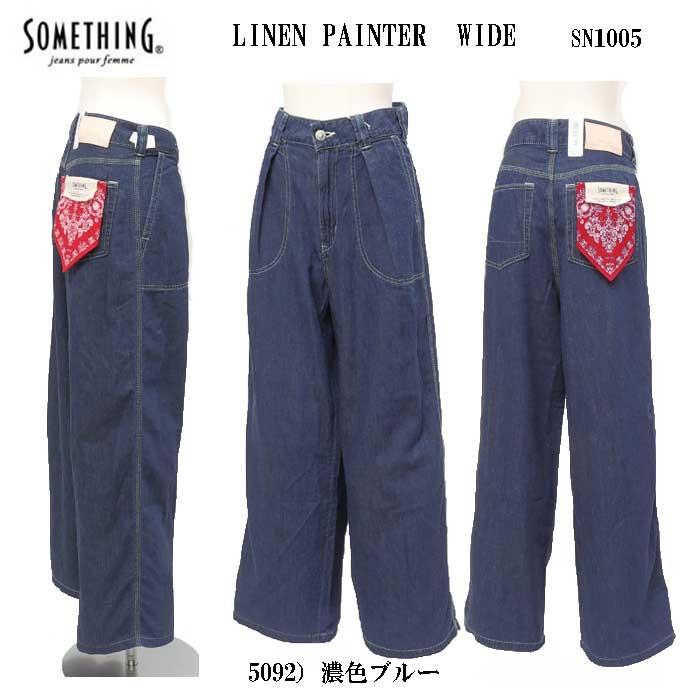 SOMETHING（サムシング） 10%OFF SALE Something sn1005 LINEN PAINTER