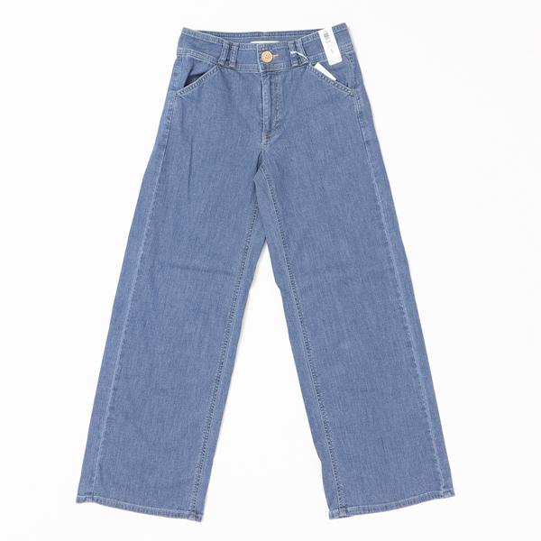 新品未使用⭐︎ SOMETHING セーラーワイドdenim XS 売り尽くしSALE】SOMETHING セーラーワイドデニムパンツの