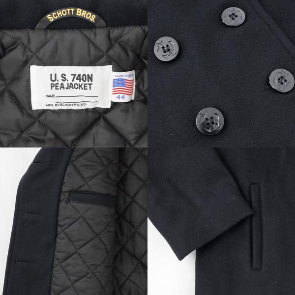 Schott N.Y.C SCHOTT 7658 US740N ピーコート ジャケット 日本 Schott N.Y.C SCHOTT 7658 US740N ピーコート ジャケット 日本