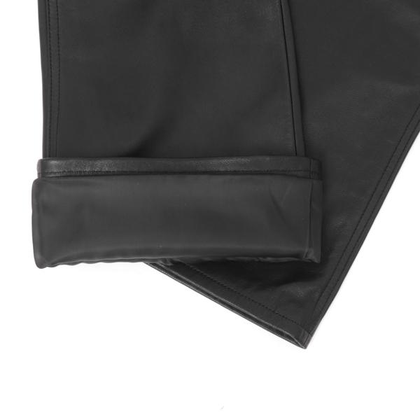 Wrangler ラングラー レザー ブーツカット フレアー ヤギ革 77MWZ WM0077 LEATHER BOOT CUT パンツ 革パン レザー  ツイスト ロック バイカー ライダーの画像