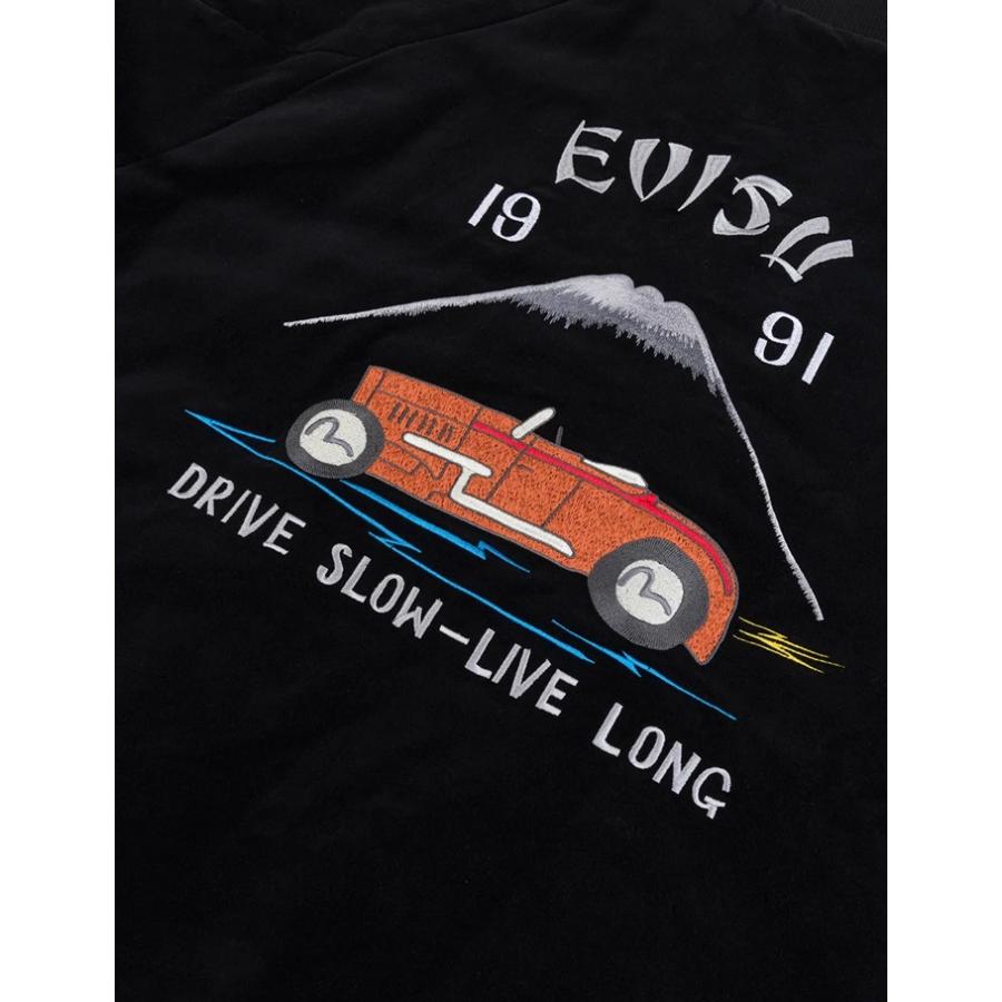 EVISU,2025年秋冬 ビンテージベルベット(ビロード) レギュラーフィットパッド（中綿） 和柄 スカジャン 限定生産 2EAEJM5JK6101 送料無料 人気 おすすめの画像