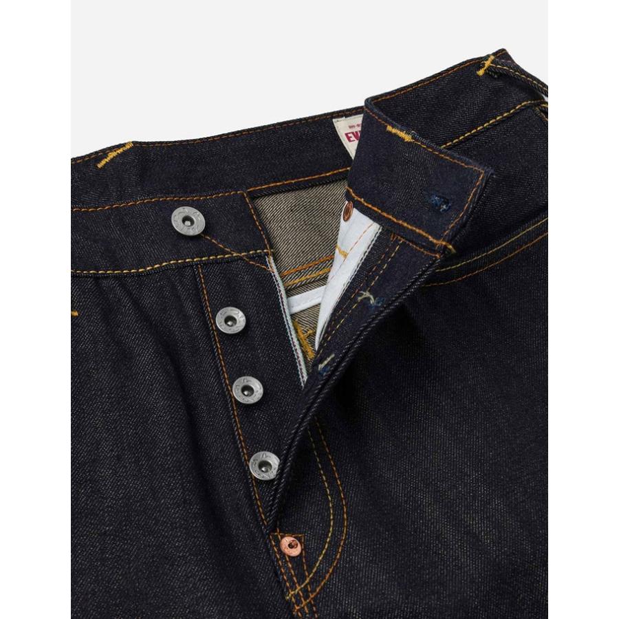 1000円クーポン EVISU エビス 鶴の恩返し 大黒刺〓 プリント テーパーフィットジーンズ ５ポケット フロントボタン 2EAHTM5JE105517DN 送料無料 人気 おすすめの画像