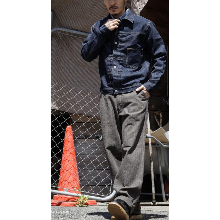 児島ジーンズ 大戦モデル 17oz左綾セルビッチ デニムジャケット