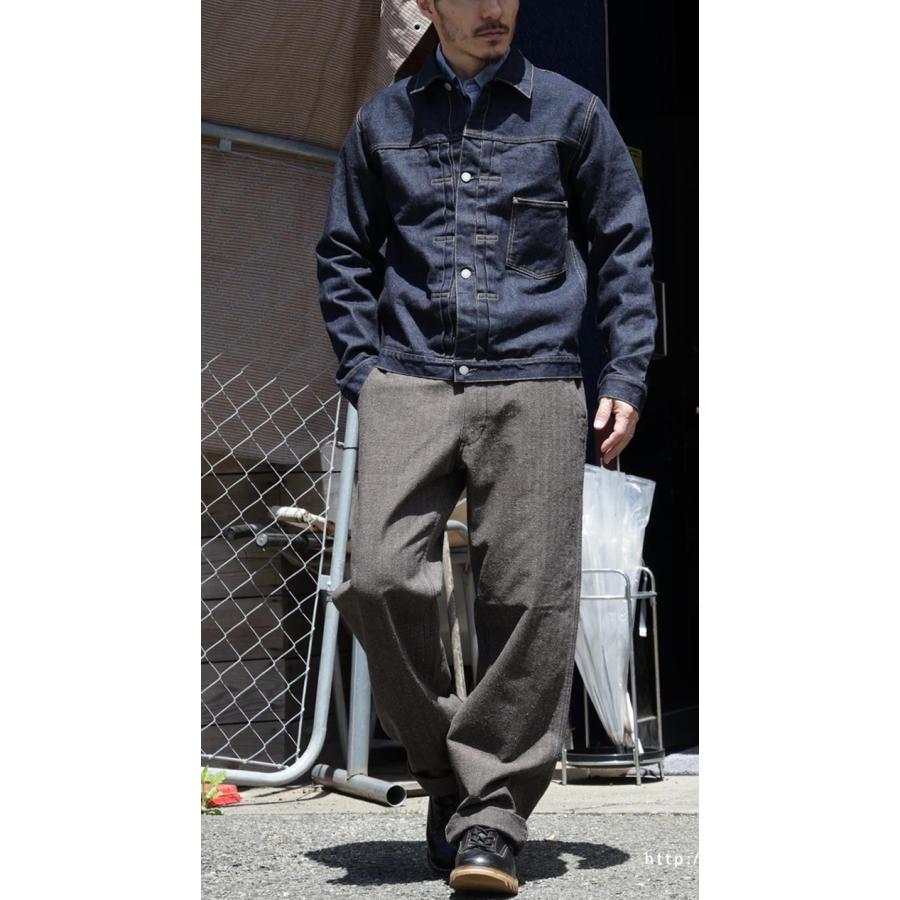 児島ジーンズ 大戦モデル 17oz左綾セルビッチ デニムジャケット