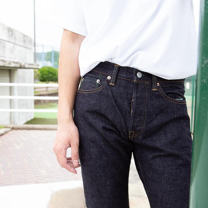 出陣レーベル MOMOTARO JEANS 桃太郎ジーンズ JEANSSTATION別注モデル