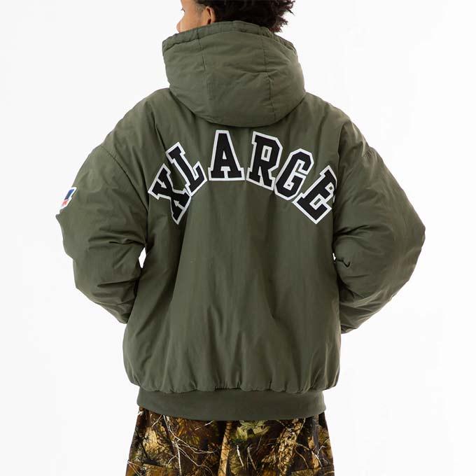 【 XLARGE エクストララージ 】 NYLON PUFFER JACKET XLARGE ナイロンパファージャケット 101233021006 / 2023AW  / ※｜jeansstation｜12