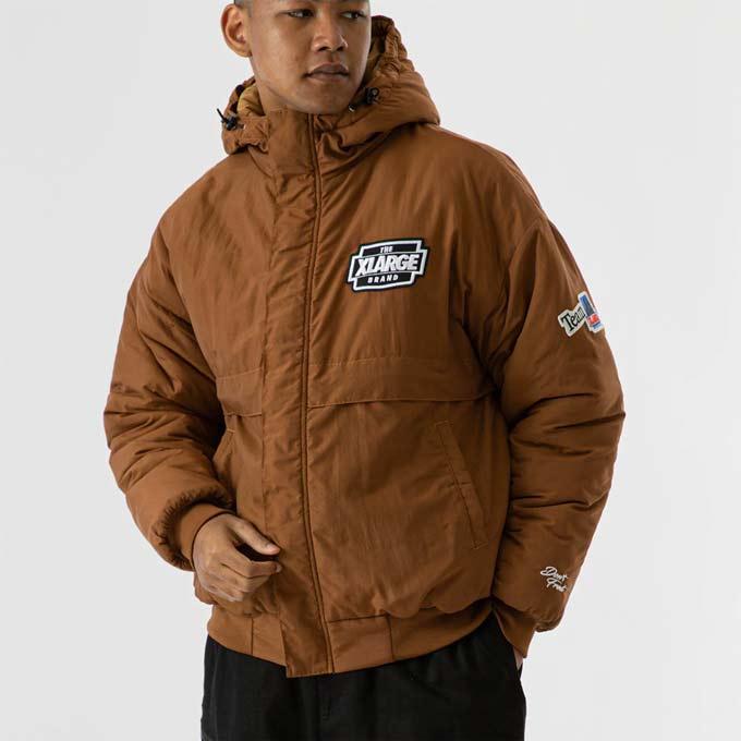 XLARGE 【 エクストララージ 】 NYLON PUFFER JACKET ナイロン XLARGE 【 エクストララージ 】 NYLON PUFFER JACKET ナイロン