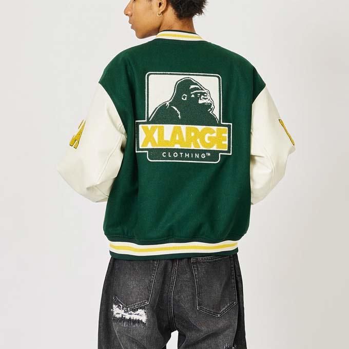 XLARGE エクストララージ OG LOGO VARSITY JACKET OGロゴ バー XLARGE エクストララージ OG LOGO VARSITY JACKET OGロゴ バー