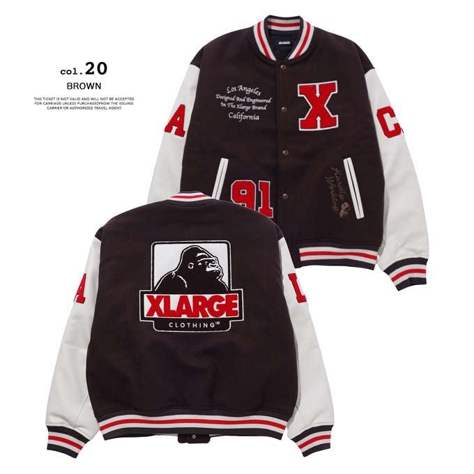 XLARGE エクストララージ OG LOGO VARSITY JACKET OGロゴ バー XLARGE エクストララージ OG LOGO VARSITY JACKET OGロゴ バー