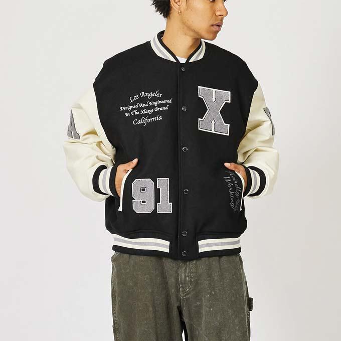 XLARGE エクストララージ OG LOGO VARSITY JACKET OGロゴ バー XLARGE エクストララージ OG LOGO VARSITY JACKET OGロゴ バー