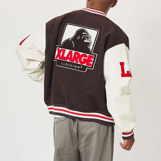 XLARGE エクストララージ OG LOGO VARSITY JACKET OGロゴ バー XLARGE エクストララージ OG LOGO VARSITY JACKET OGロゴ バー
