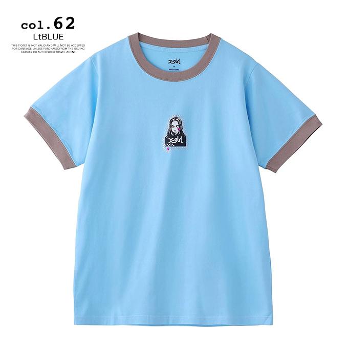 【 X-girl エックスガール 】 DECO FACE S/S GIRLS TEE デコ フェイス ロゴ プリント 半袖 Tシャツ 105222011014 / 22SS ※｜jeansstation｜13