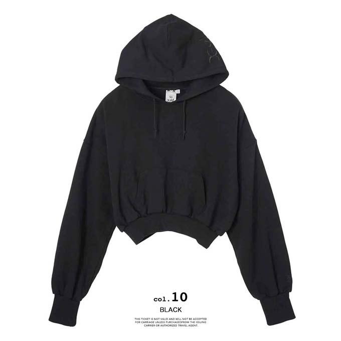 X-girl（エックスガール） EMBROIDERED MILLS LOGO COMPACT SWEAT