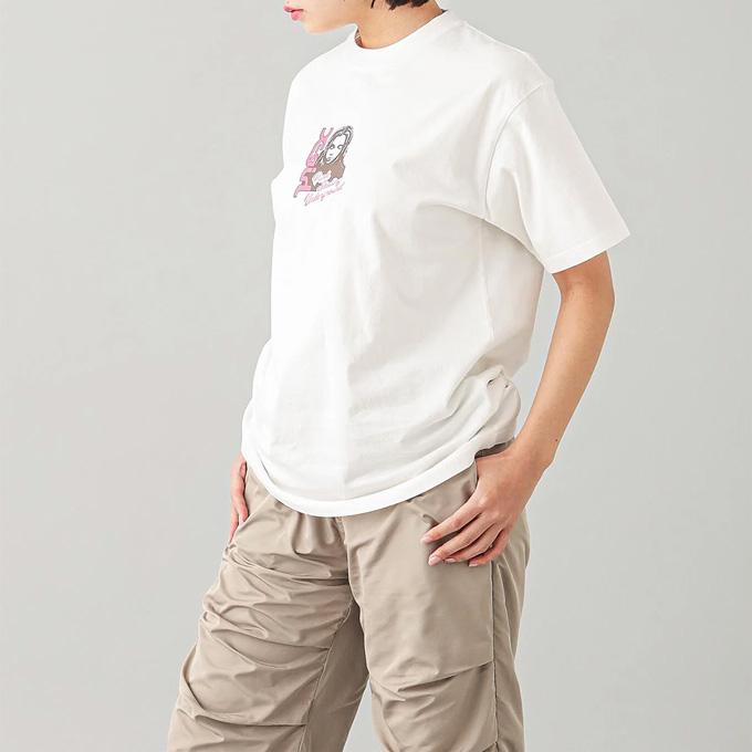 X-girl エックスガール FACE AND LOGO S/S TEE フェイス アンド