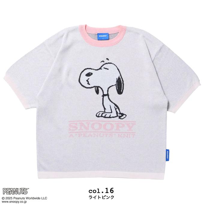 SEQUENZE SEQUENZ シークエンズ TP SNOOPY SUMMER KNIT スヌーピー