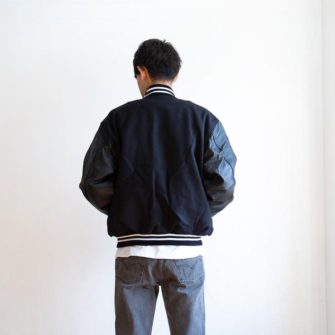GAME SPORTSWEAR（ゲームスポーツウェア） ウール×レザー バーシティー