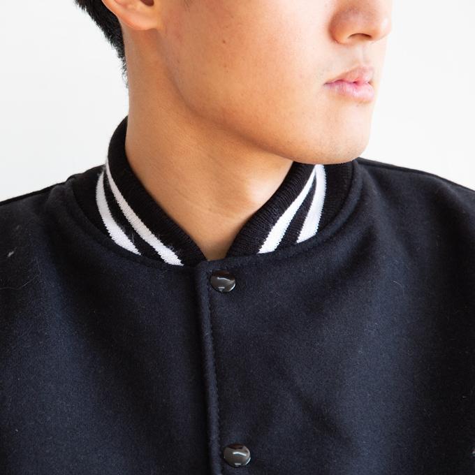 GAME SPORTSWEAR（ゲームスポーツウェア） ウール×レザー バーシティー 