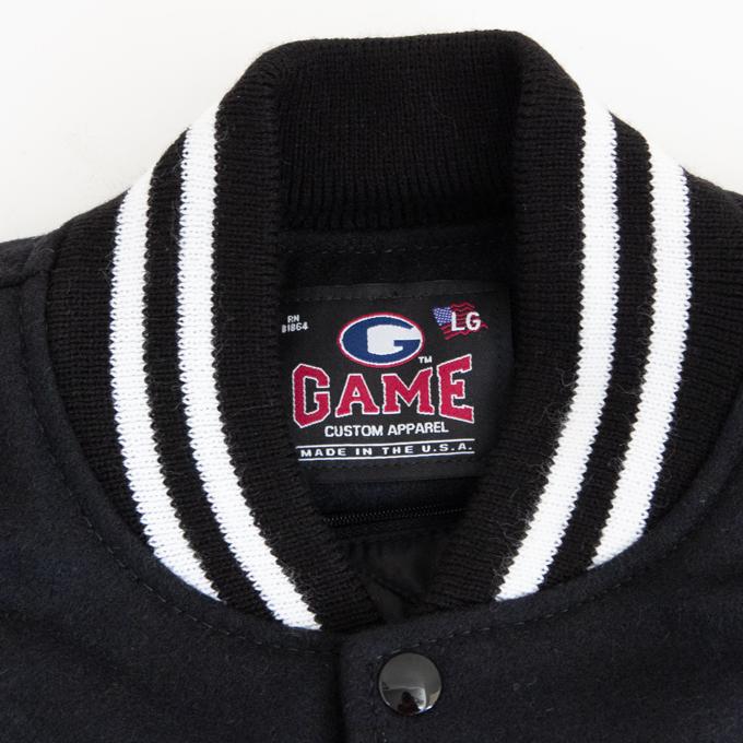 GAME SPORTSWEAR（ゲームスポーツウェア） ウール×レザー バーシティー 