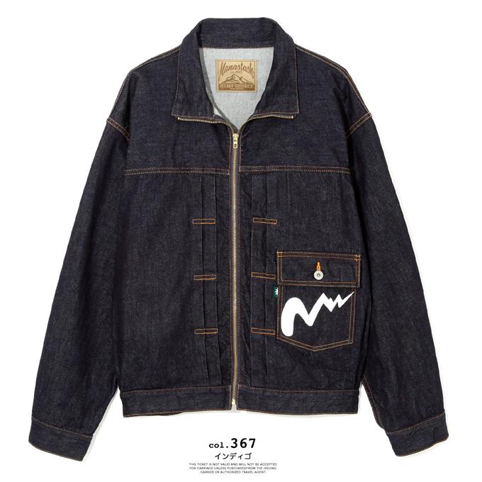 MANASTASH（マナスタッシュ） MS DENIM ZIP JACKET デニム ジップ